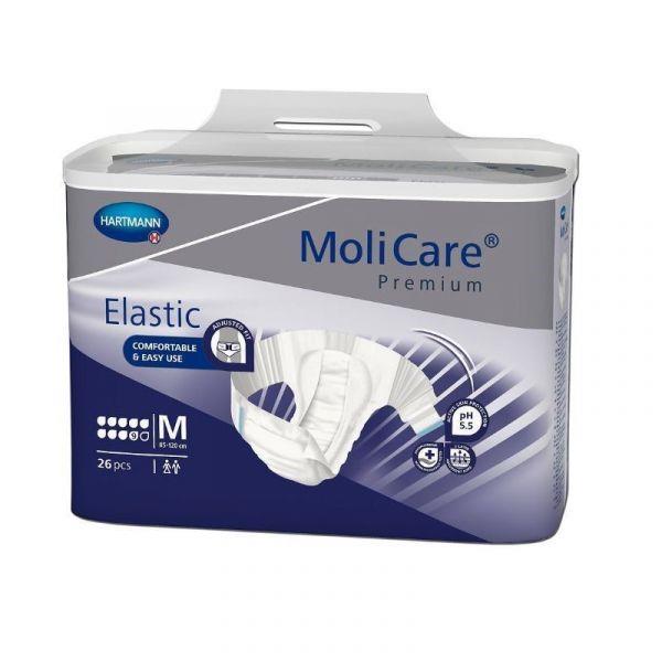 Molicare Elastic Fraldas 9 Gotas Tamanho M 24 Unidades