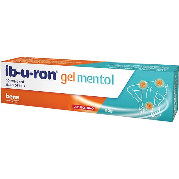 Ib-U-Ron Gel Mentol , 50 Mg/G Bisnaga 100 G Gel Ibuprofeno