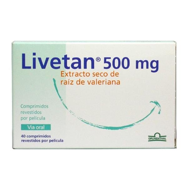 Livetan 500 Mg X 40 Comp Rev