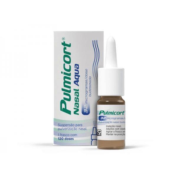 Pulmicort Nasal Aqua , 32 µG/Dose Frasco 120 Dose Susp Pulv Nasal Budesonida