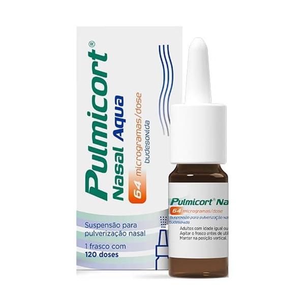 Pulmicort Nasal Aqua , 64 µG/Dose Frasco 120 Dose Susp Pulv Nasal Budesonida