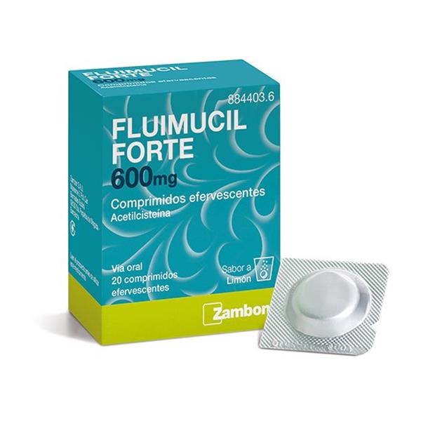 Fluimucil , 600 Mg Blister 20 Unidade(S) Comp Eferv Acetilcisteina