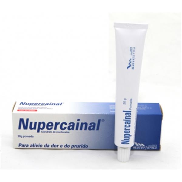 Nupercainal, 10 Mg/g-20 G X 1 Pda Rect Bisnaga Cinchocaina (cloridrato)