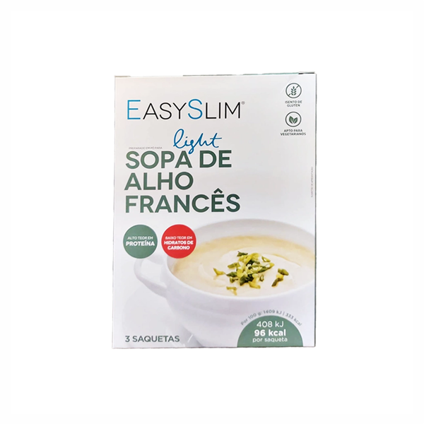 Easyslim Sopa Light Alho Francês 29g 3 Saquetas