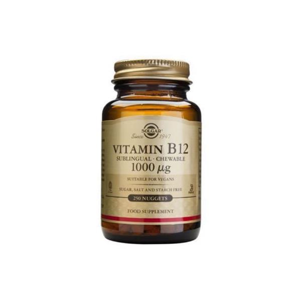 SOLGAR VITAMIN B12 COMP MAST 1000MCG 250
