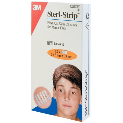 Steri Strip Fita Sutura 3x75 Mm X 5 Sutura Poliester