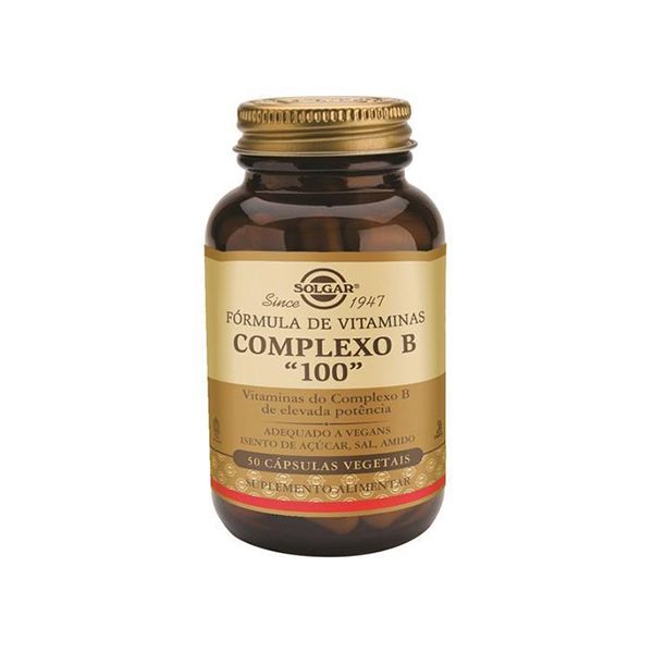 VITAMINAS B COMPL SOLGAR CAPS X 50 FRASCO 50UNIDADE(S)